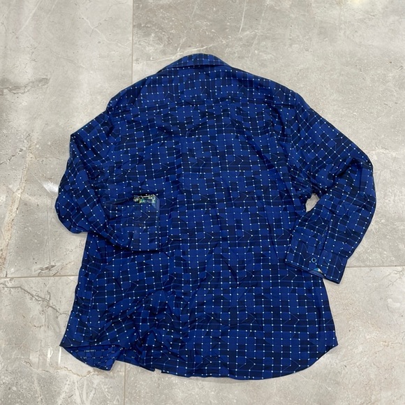 Men’s Robert Graham Button Down Long Sleeve Shirt - Size 2XL - Picture 4 of 5